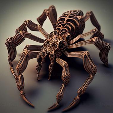 3D model Poecilotheria metallica (STL)